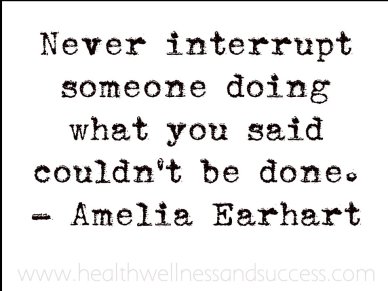 Never interrupt someone doing what you said couldn't be done